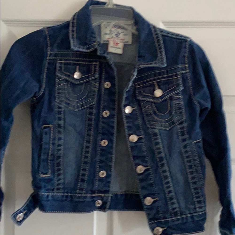 Blue jean jacket True Religion